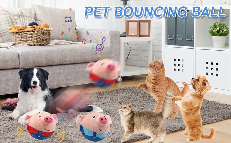 Active Moving Pet Plush Toy