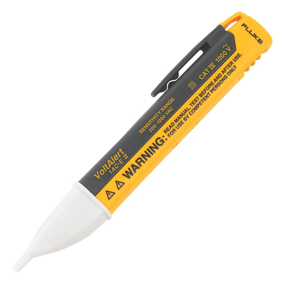 Non-contact Electricity Detector Test Pencil Double-button LED Light AC Electric Voltage Tester Volt Alert Without Battery