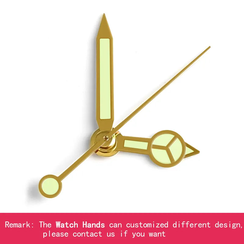 Watch Hands Green Luminous Fit NH35 NH36 Movement For Seiko