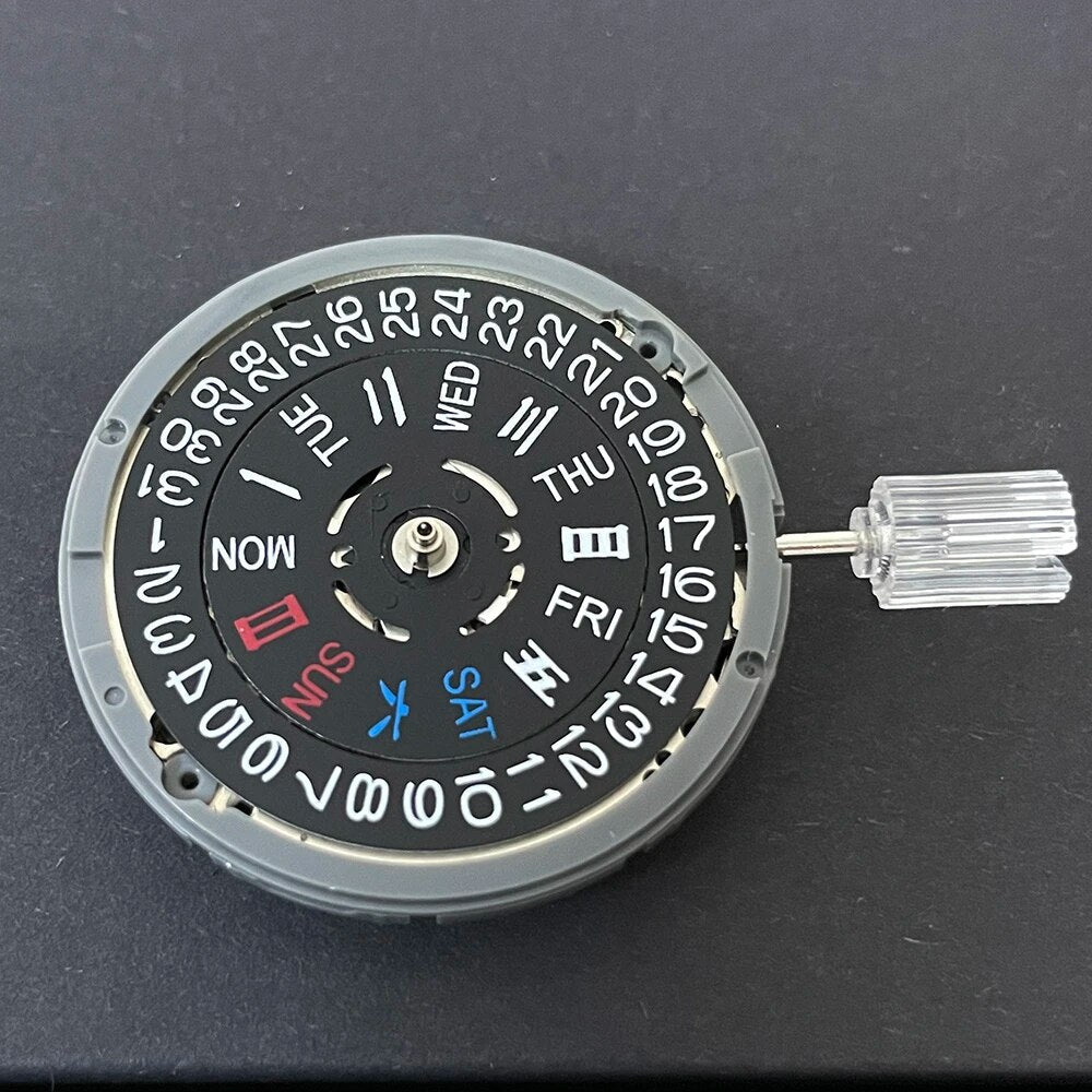 NH36A Automatic Movement Black Date Wheel For NH36 Date at 3'/3.8'