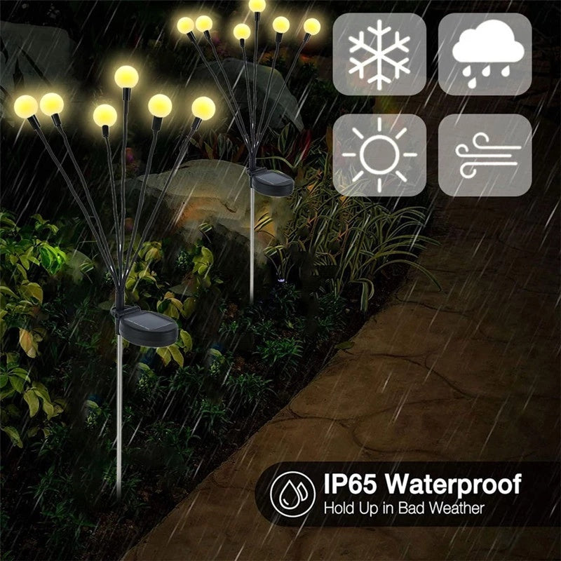 Solar LED Light Outdoor Garden Decoration Landscape Lights Firework Firefly Garden Lights Lawn Garden Decor Solar Light
