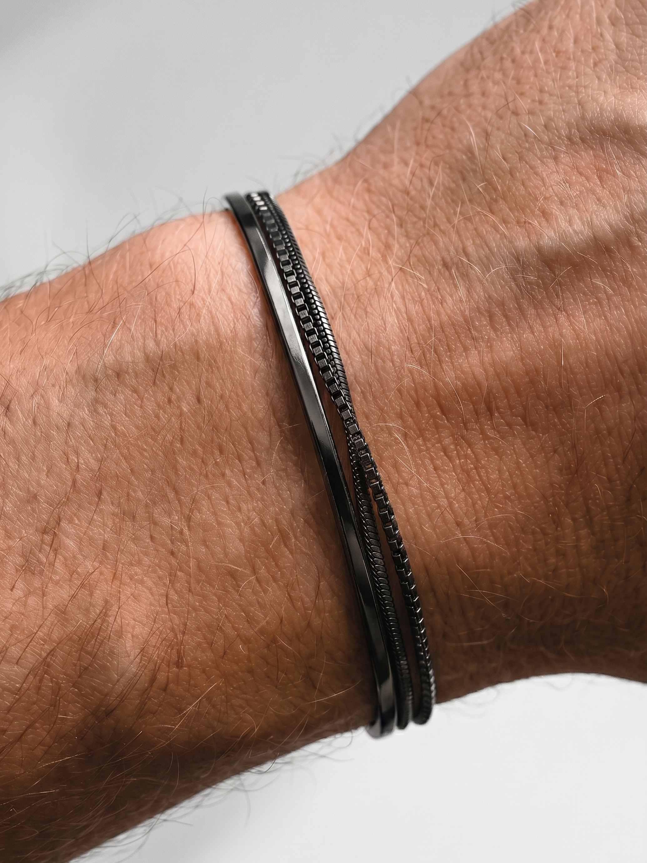 3x Minimal Stack Set - Black