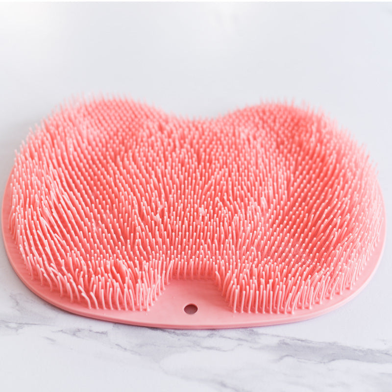 Silicone Foot Massag Brush Shower Massage Bathroom Non-slip Bath Mat Foot Anti-slip Mat scrubber