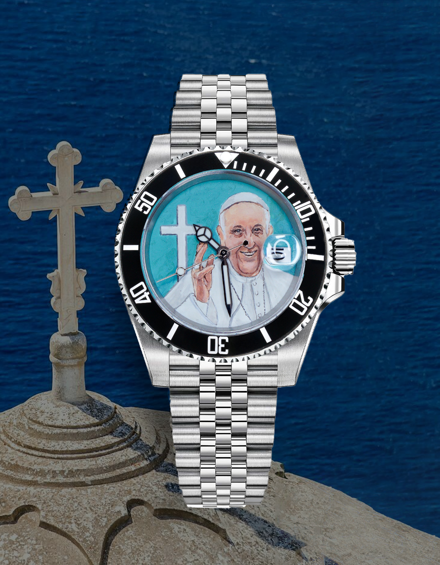 SM 01-58-3- Sovereign of the pope - Hand-Painted