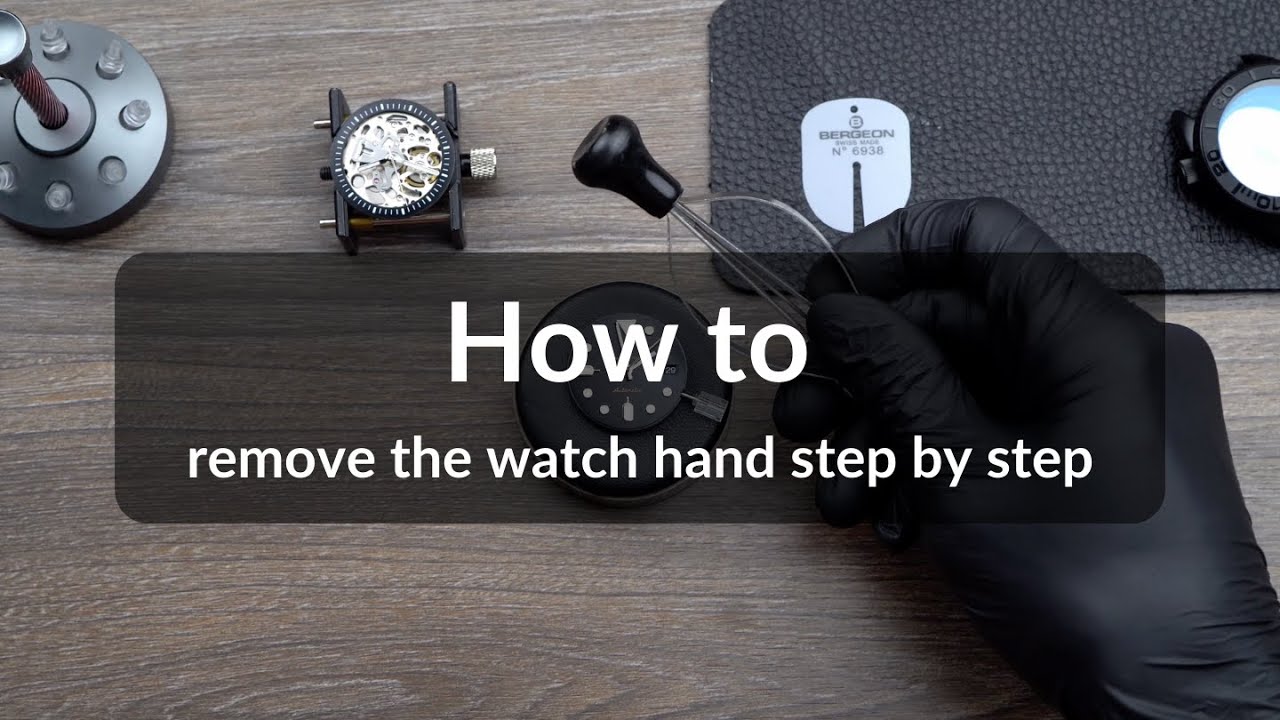 No. 5 - Detailed guide on removing watch hands in 30 secs - SM Timepiece DIY