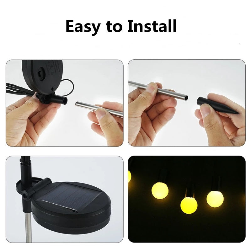 Solar LED Light Outdoor Garden Decoration Landscape Lights Firework Firefly Garden Lights Lawn Garden Decor Solar Light