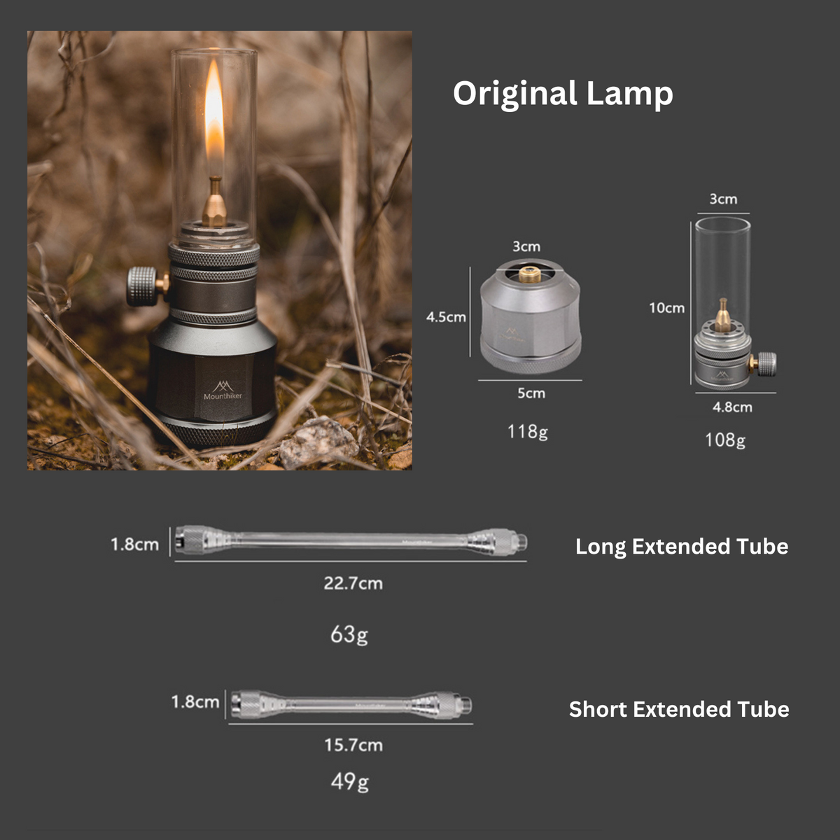 Portable Outdoor Candle Lamp
