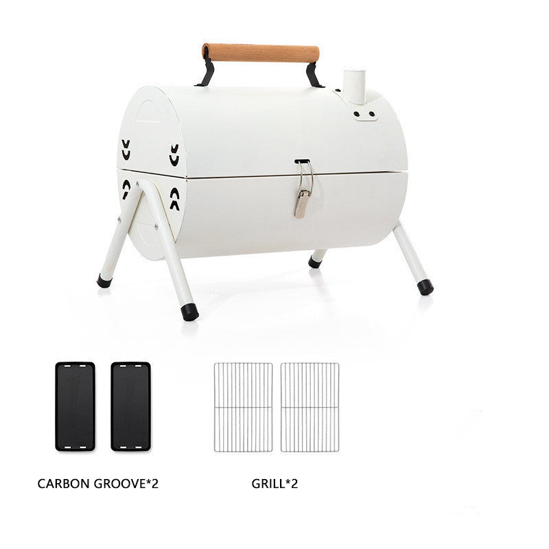 Outdoor Non-Stick Double-sided Camping BBQ Stove