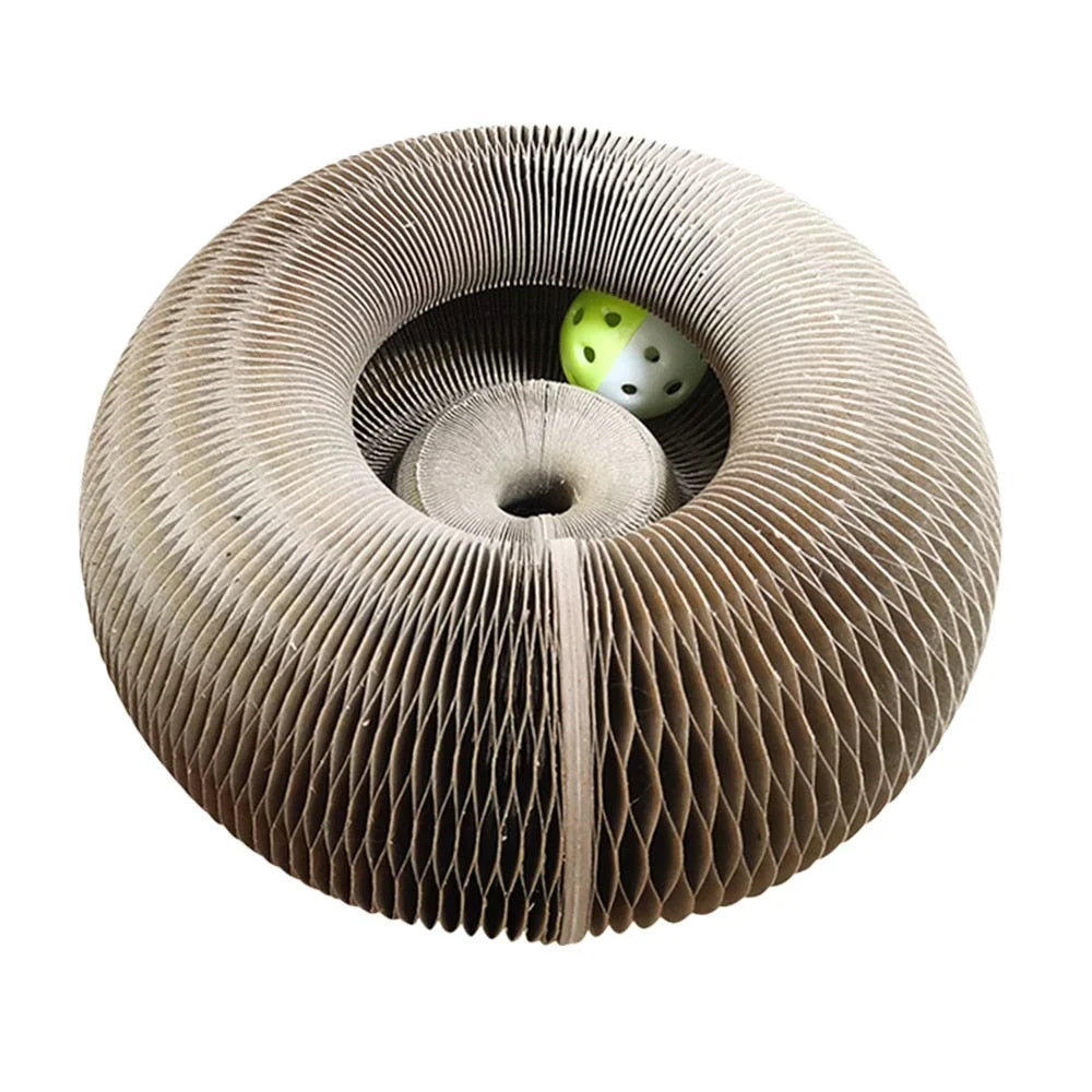 MAGIC ORGAN CAT SCRATCH BOARD CAT TOY WITH BELL CAT GRINDING CLAW.