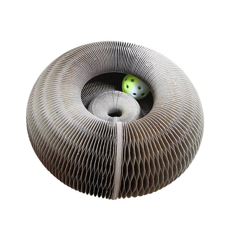 MAGIC ORGAN CAT SCRATCH BOARD CAT TOY WITH BELL CAT GRINDING CLAW
