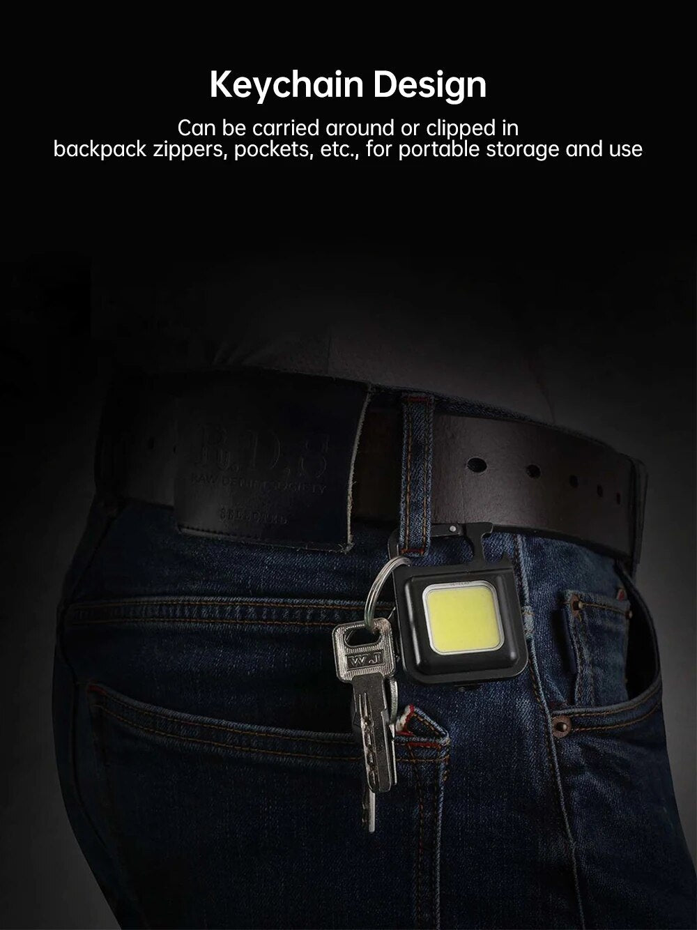 Keychains Portable Pocket LED Flashlight