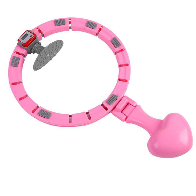 Smart hula hoop vibrato with the same net red belly men and women will not fall off the beautiful waist detachable fixed lazy hula hoop